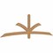 Ekena Millwork Davenport Timber Gable Bracket, Western Red Cedar, 96"W x 28"H x 1 1/2"D x 3 1/2"F, 7/12 Pitch GBW096X28X0204DAV00SWR - alternate 2